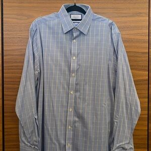 Charles Tyrwhitt- Dress Shirt - Blue and Yellow Prince of Wales